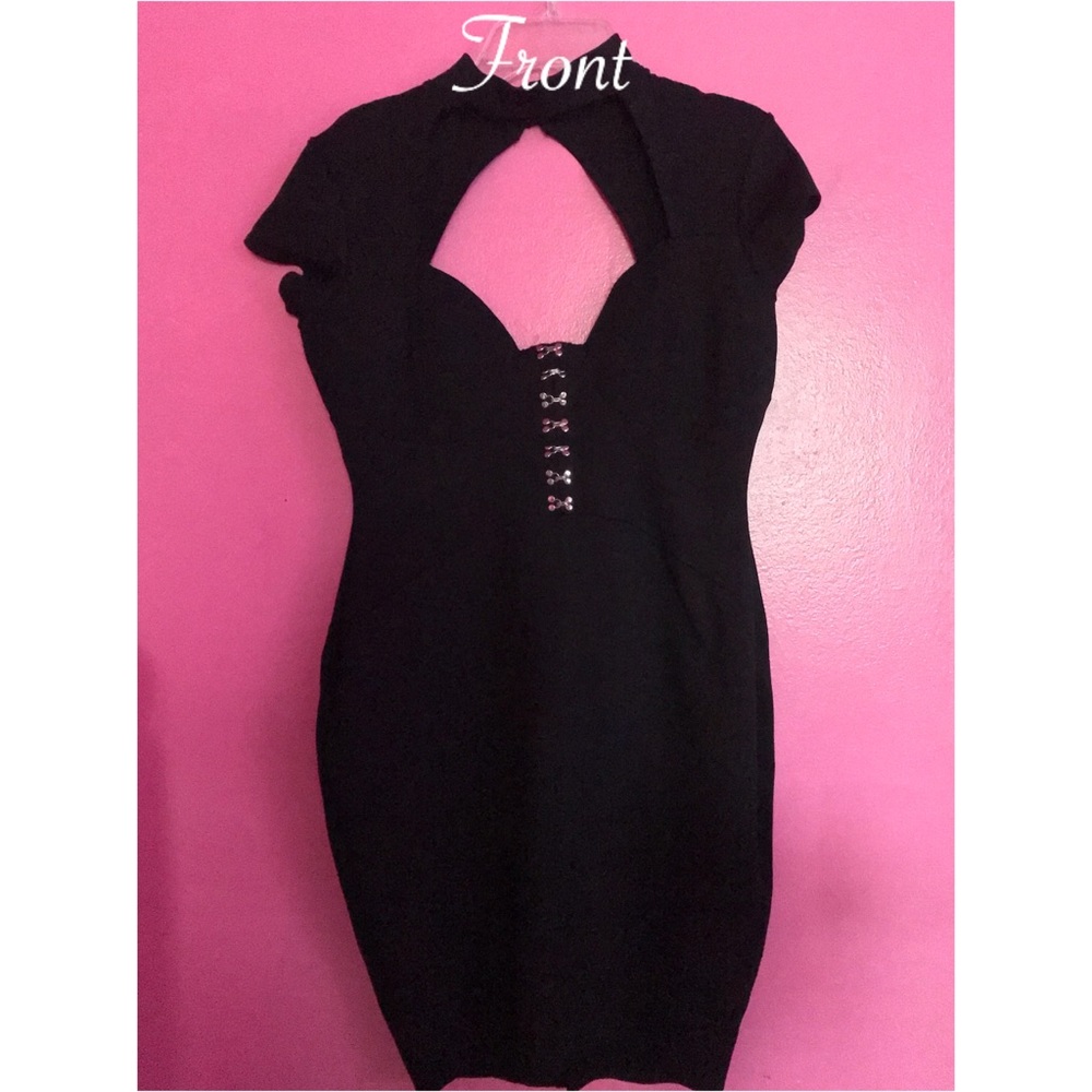 Charlotte Russe black tight fit dress